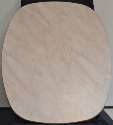 Billede af Bordplade - Marmorfarvet 98 x 113 cm (Brugt)