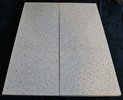 Billede af Køkken Bordplade - sandfarvet, meleret - 48 x 58 cm. (Brugt)